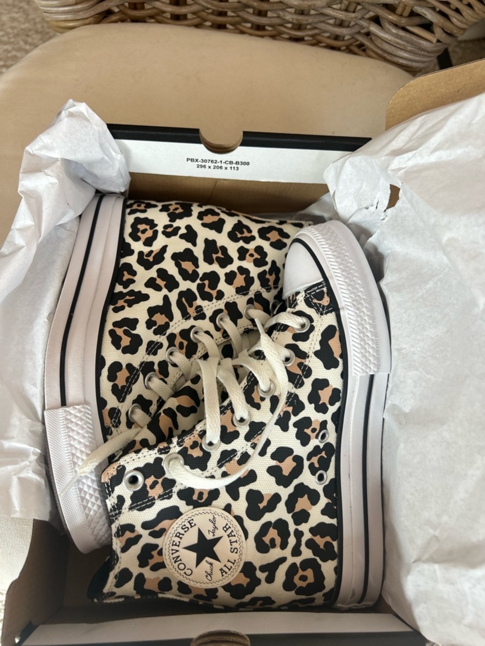 Converse Chuck Taylor All Star High Top Leopard Print Sneakers